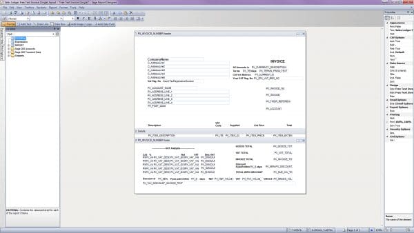 Open report in Report Designer