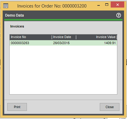 Fields for Invoices