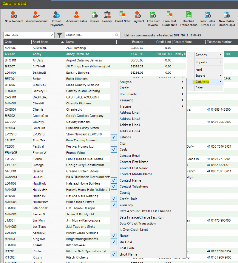 3 Features I Wish I Knew About List Views In Sage 200