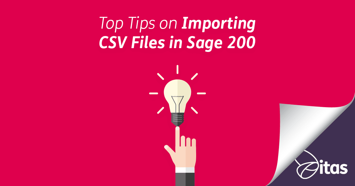 Featured image for “Top Tips on Importing CSV Files in Sage 200”