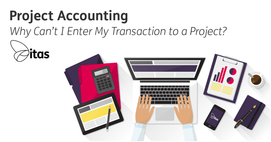 enter a transaction project accounting