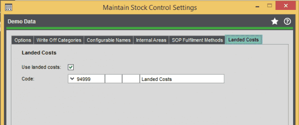 Landed-costs-Maintain-Stock-Control-Settings