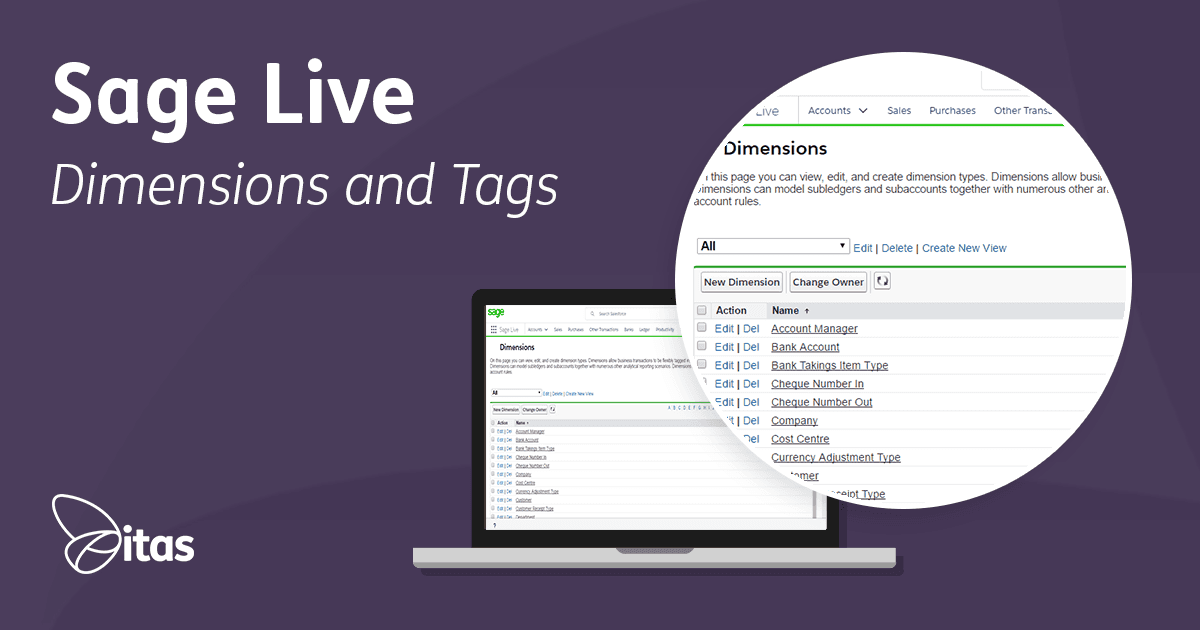 Featured image for “Dimensions & Tags in Sage Live – What are they?”