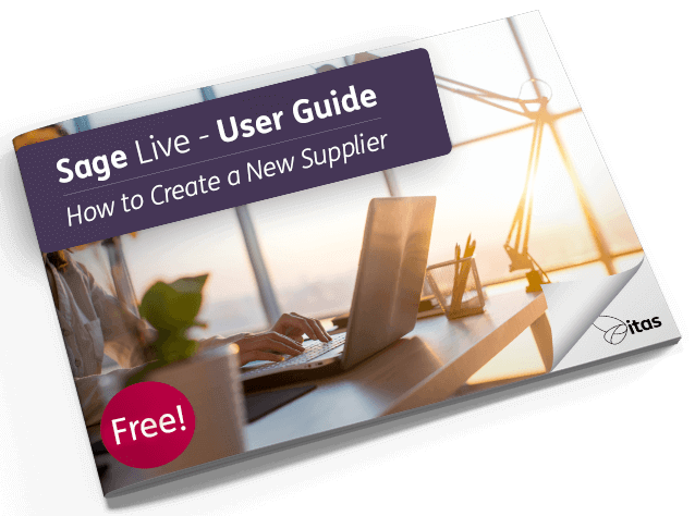 Sage Live - How to Create a new Supplier
