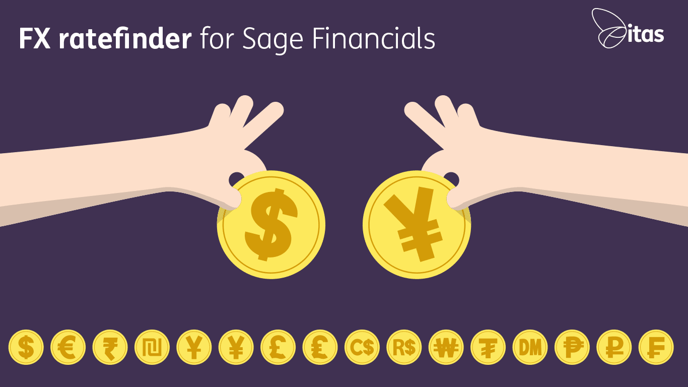 Featured image for “FX ratefinder – Exchange Rates for Sage Financials”
