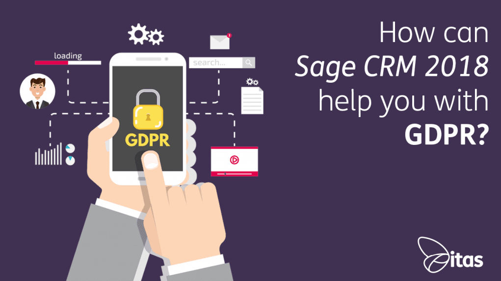 Featured image for “How can Sage CRM 2018 help you with GDPR?”