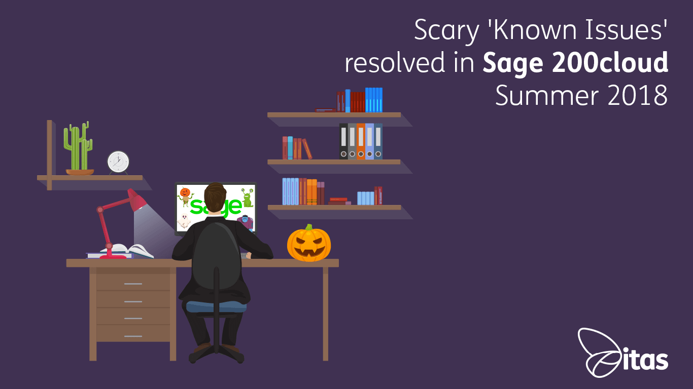 Featured image for “Scary Known Issues resolved in Sage 200cloud Summer 2018”