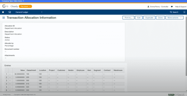Sage Intacct Month End - Automate Corrections Screenshot