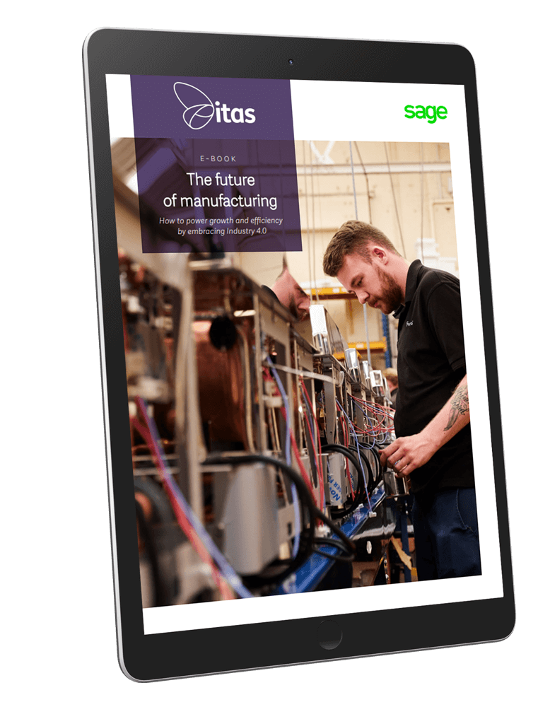 Sage 200 - Future of Manufacturing eBook Mockup