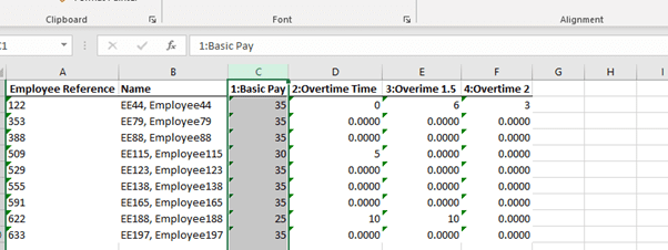 Excel Spreadsheet 2