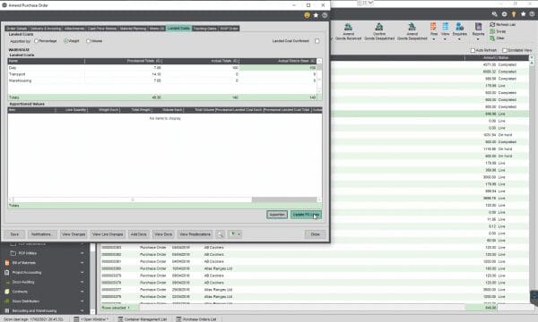 Sage 200 - track actual costs