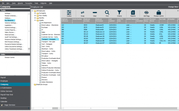 timesheet ees