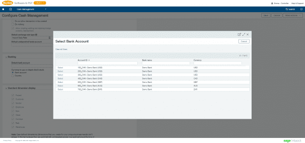 Sage Intacct cash management - connect to thousands of financial institutions
