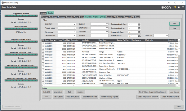 Sage 200 MRP Material Resource Planning