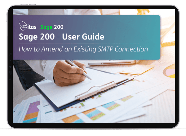 Sage 200 Amend an Existing SMTP Connection