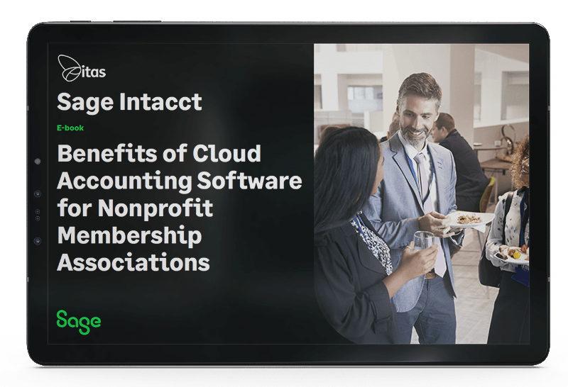 Sage Intacct Benefits of Cloud Accounting for Nonprofit Membership Associations ebook