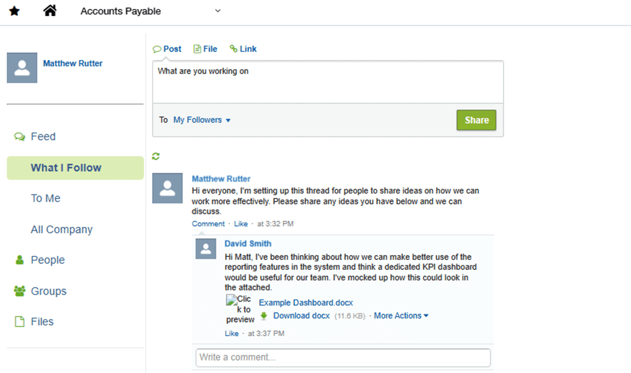 Sage Intacct collaborate