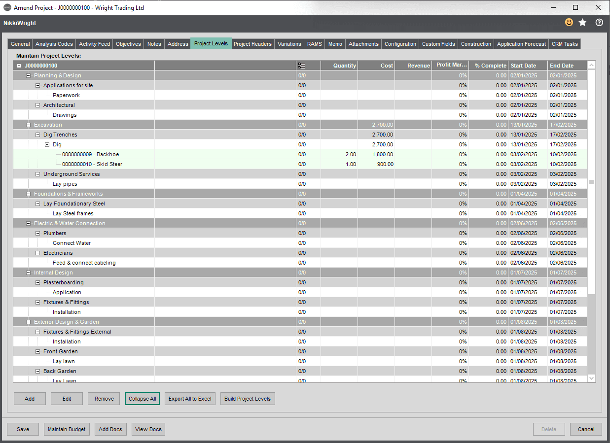 Sicon Projects is designed to provide businesses with enhanced real-time views of Project Costs and Profitability